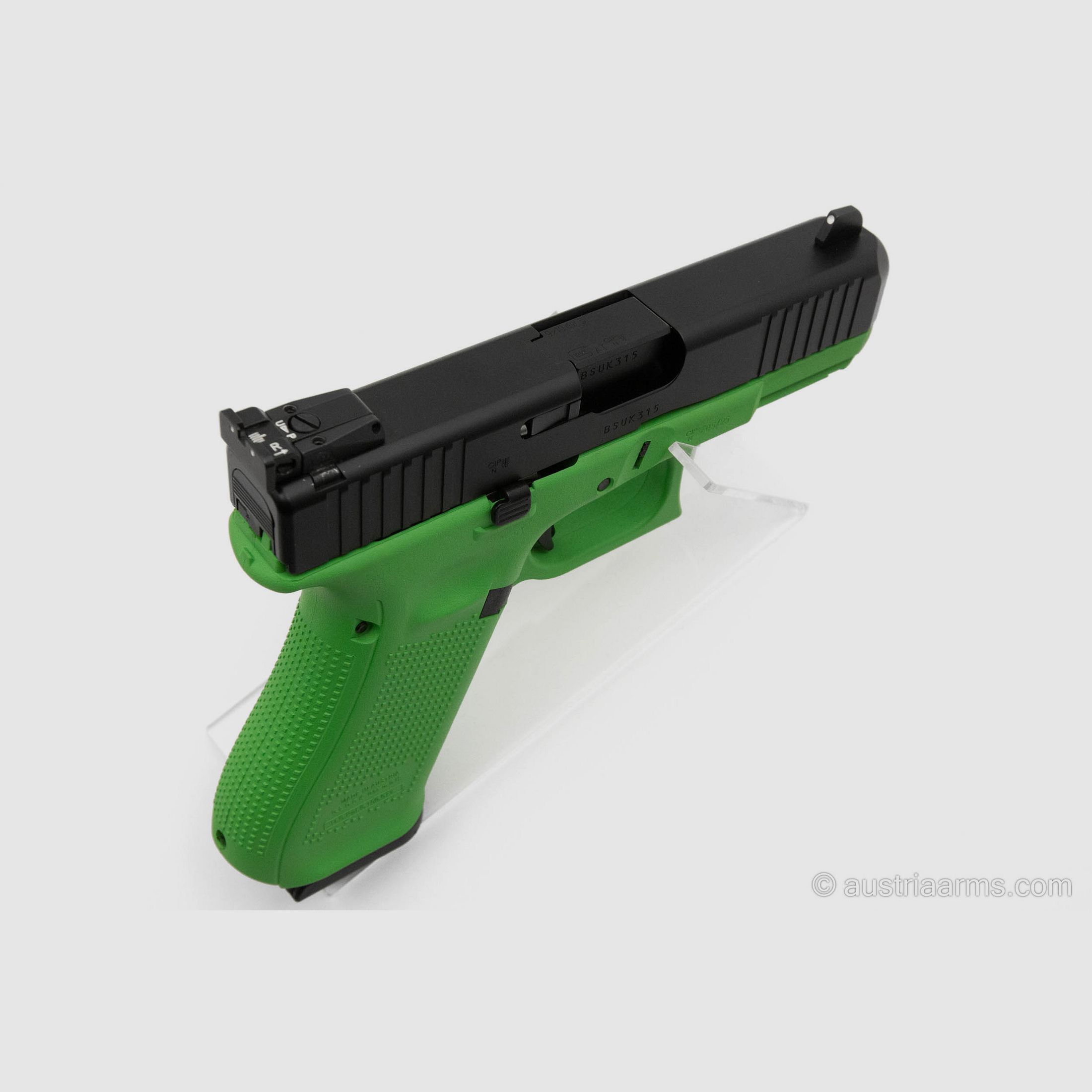 Glock 45 Gen5 „Green Mamba“, 9 x 19 mm, Gebrauchtwaffe, Bild 3 von 5