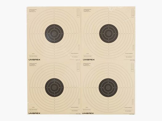 Umarex competition target air pistol 17x17 cm - 1,000 pieces