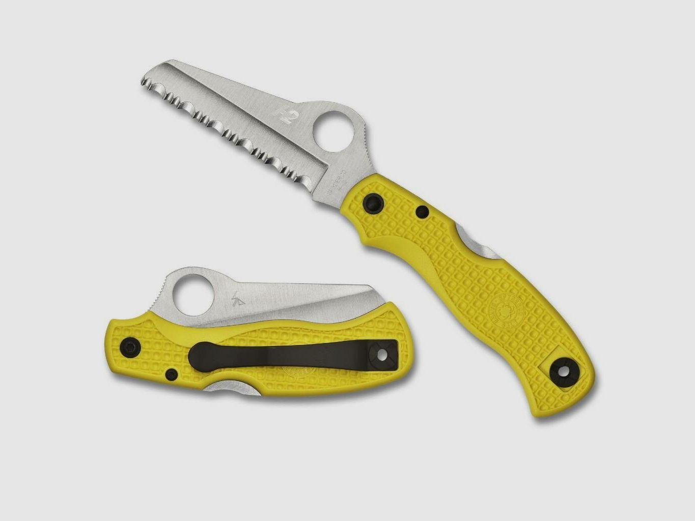 Spyderco Saver Salt FRN Yellow, image 2 of 3