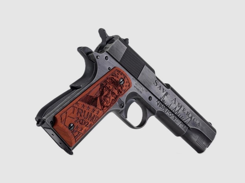 Auto-Ordnance 1911A1 Trump 5″ Salva América .45 ACP