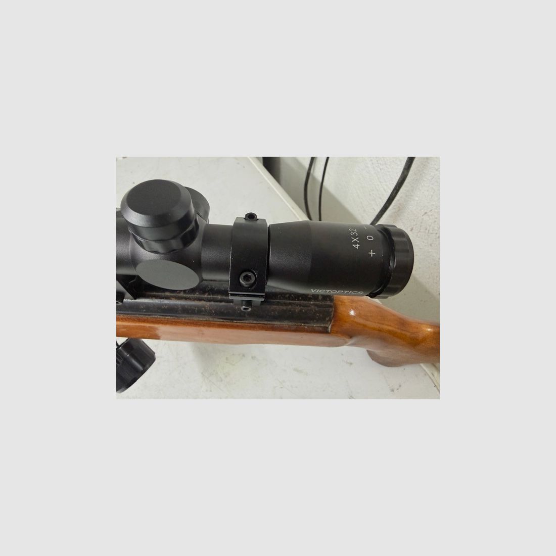 Rifle de aire checo Cal. 1,77 4,5 mm.