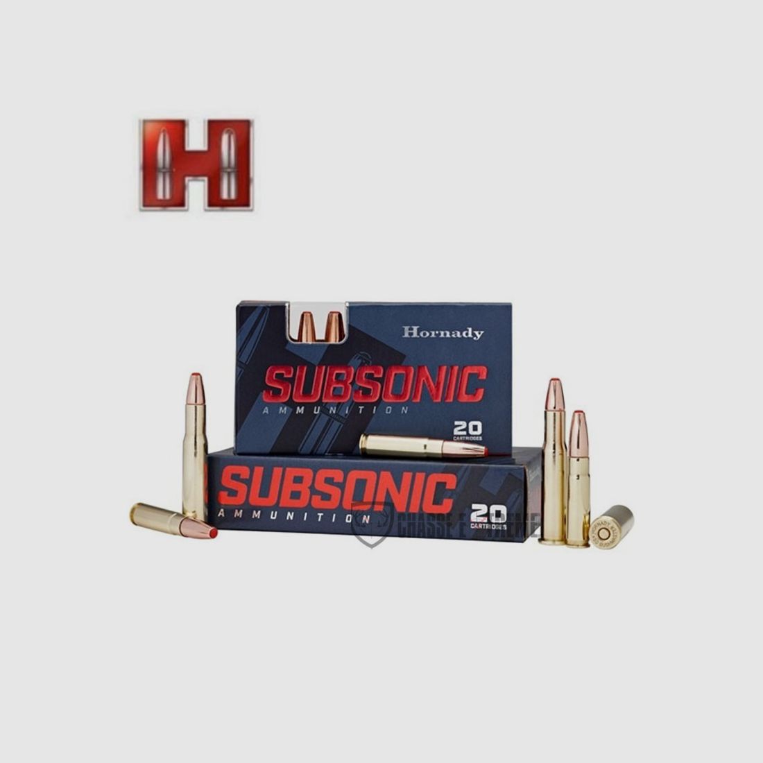 20 cartucce HORNADY Subsonic Cal 30-30 Win 175gr