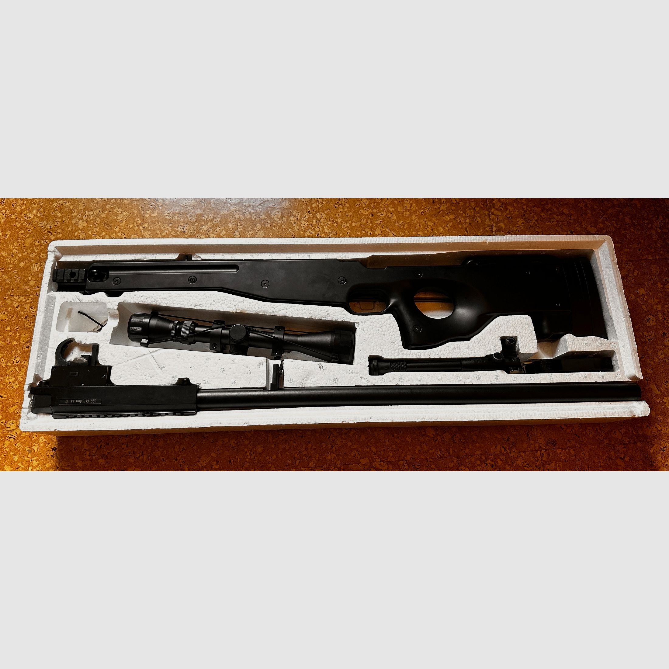 GSG MB01-L96 inklusive Zielferrohr und Zweibein, 1,8 Joule