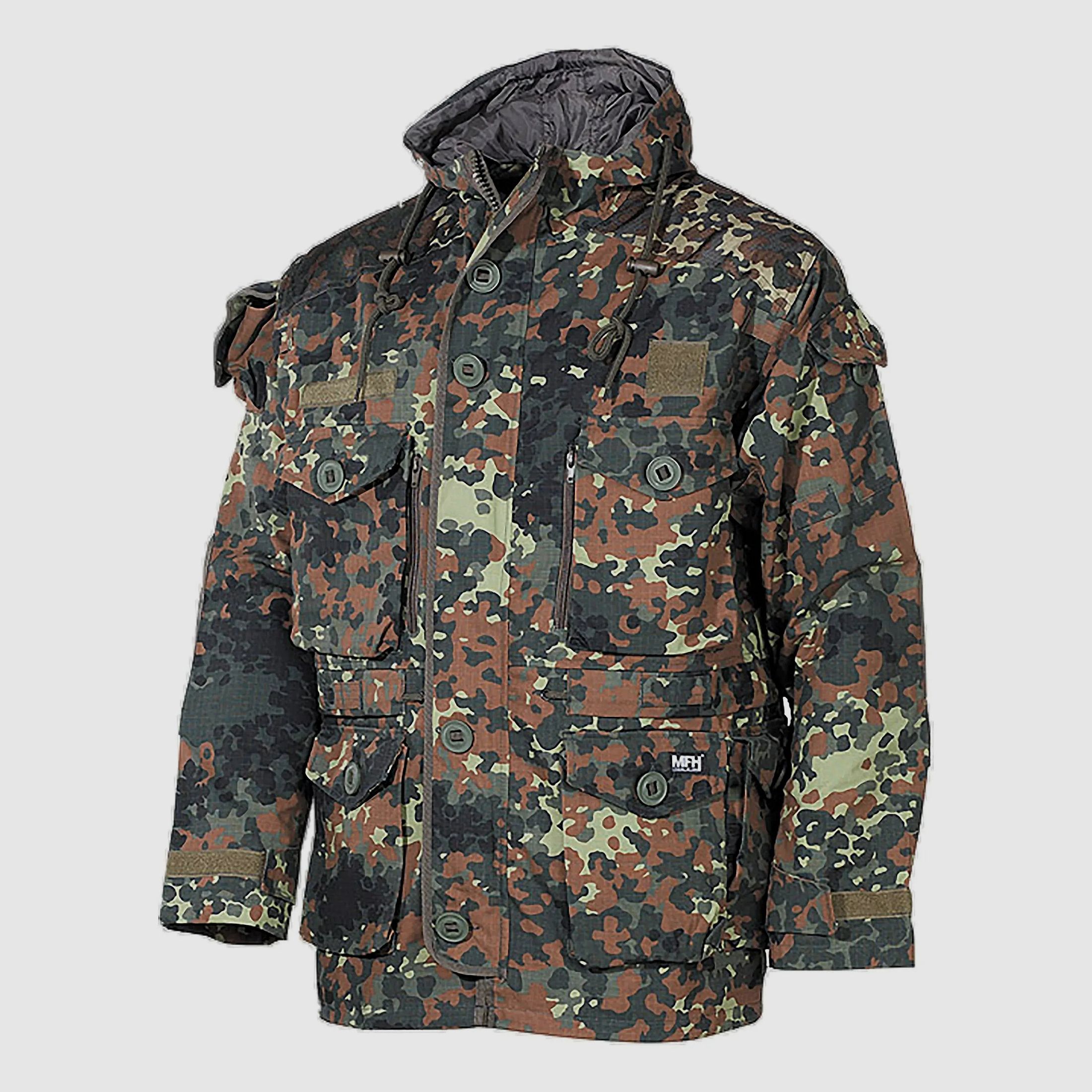 MFH-Defence MFH Kommandojacke Smock Rip Stop flecktarn