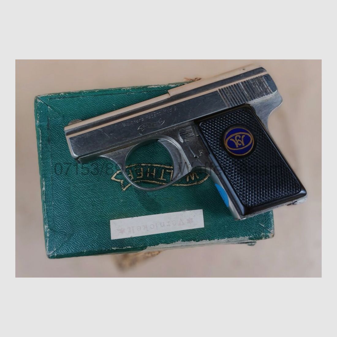 Walther Zella Mehlis Modèle 9 *nickelé*, image 1 sur 3