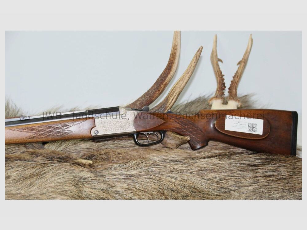 Blaser ES 63 ideal women's weapon with only 35 cm stock length 7x65R;12/70
