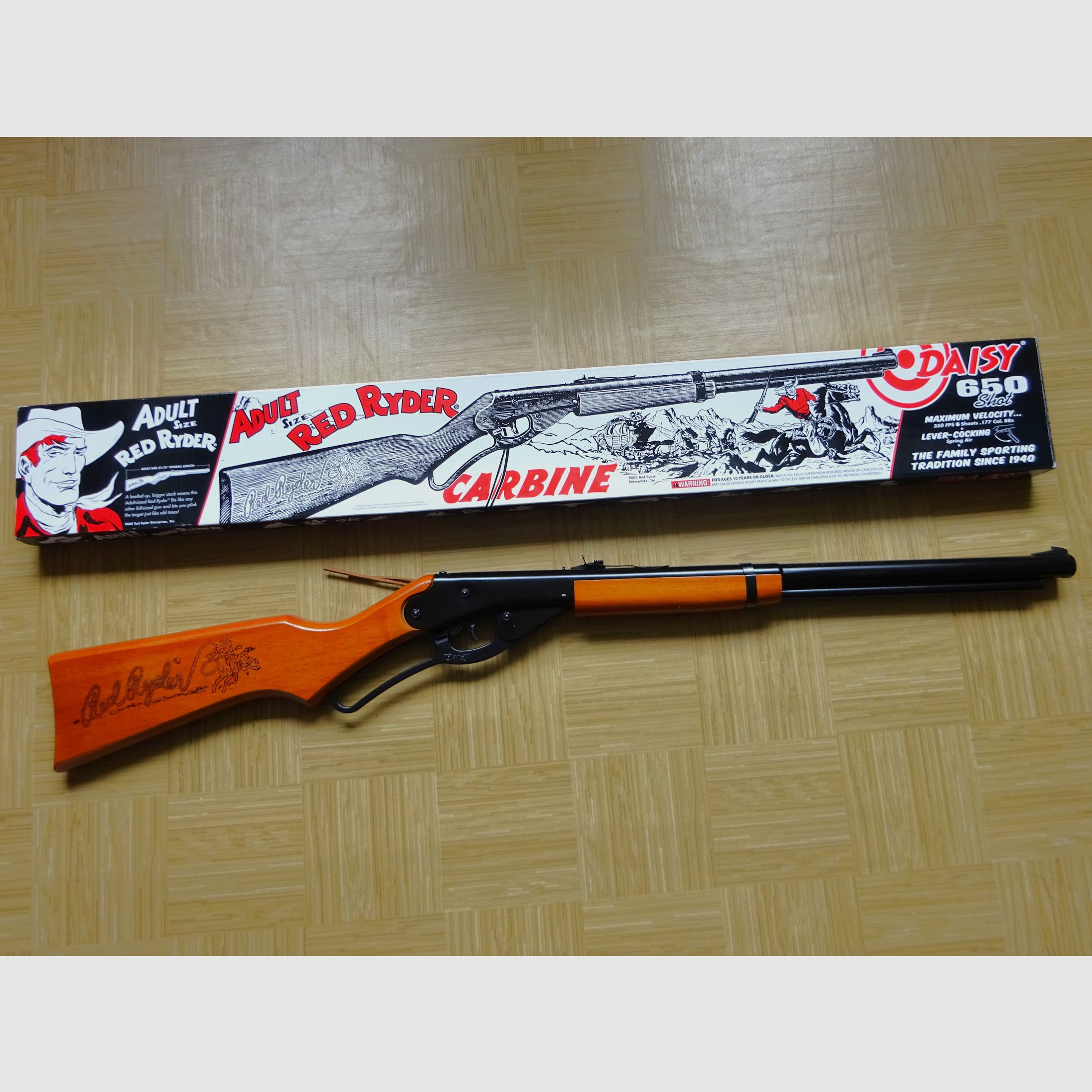 Luchtgeweer, kal. 4,5 mm BB: Red Ryder, Mod. VOLWASSEN! Als nieuw!