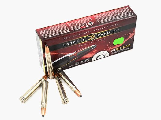 Federal Nosler Partition 375 H&H, Vital-Shok 300gr, 20 pz.