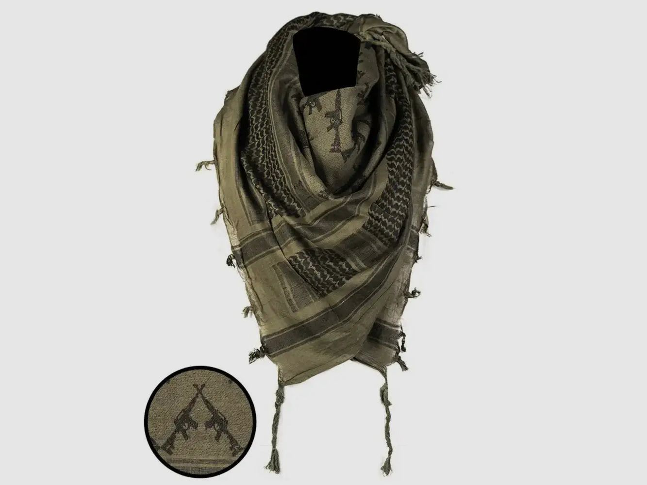 Mil-Tec Mil-Tec Shemagh Rifles 110 x 110 cm - Oliv