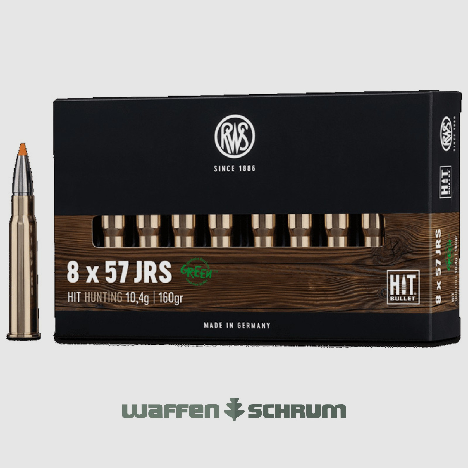 RWS HIT 10,4g - 160gr 8x57JRS
