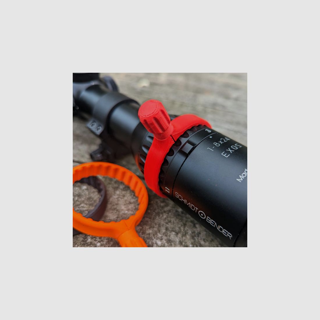 For Schmidt and Bender EXOS: Quick adjustment lever for magnification setting