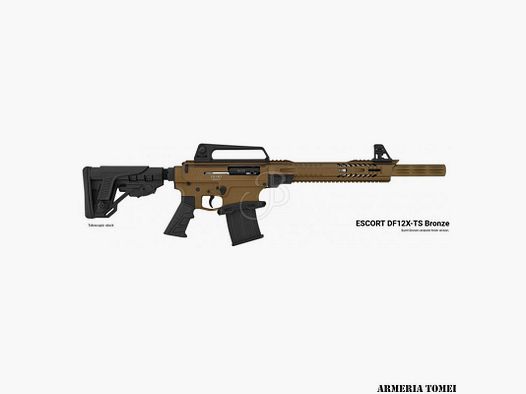 FUCILE – HATSAN SEMIAUTO ESCORT DF12X-TS 12/76 BRONZO 18″