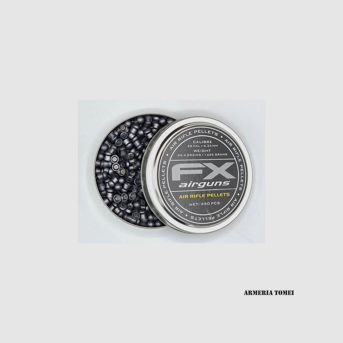 PALLINI DRUCKLUFT – FX AIRGUNS – LUFTGEWEHRGESCHOSSE .25 KAL – 6.35MM | 25.4GR – 1.645G (350ST)
