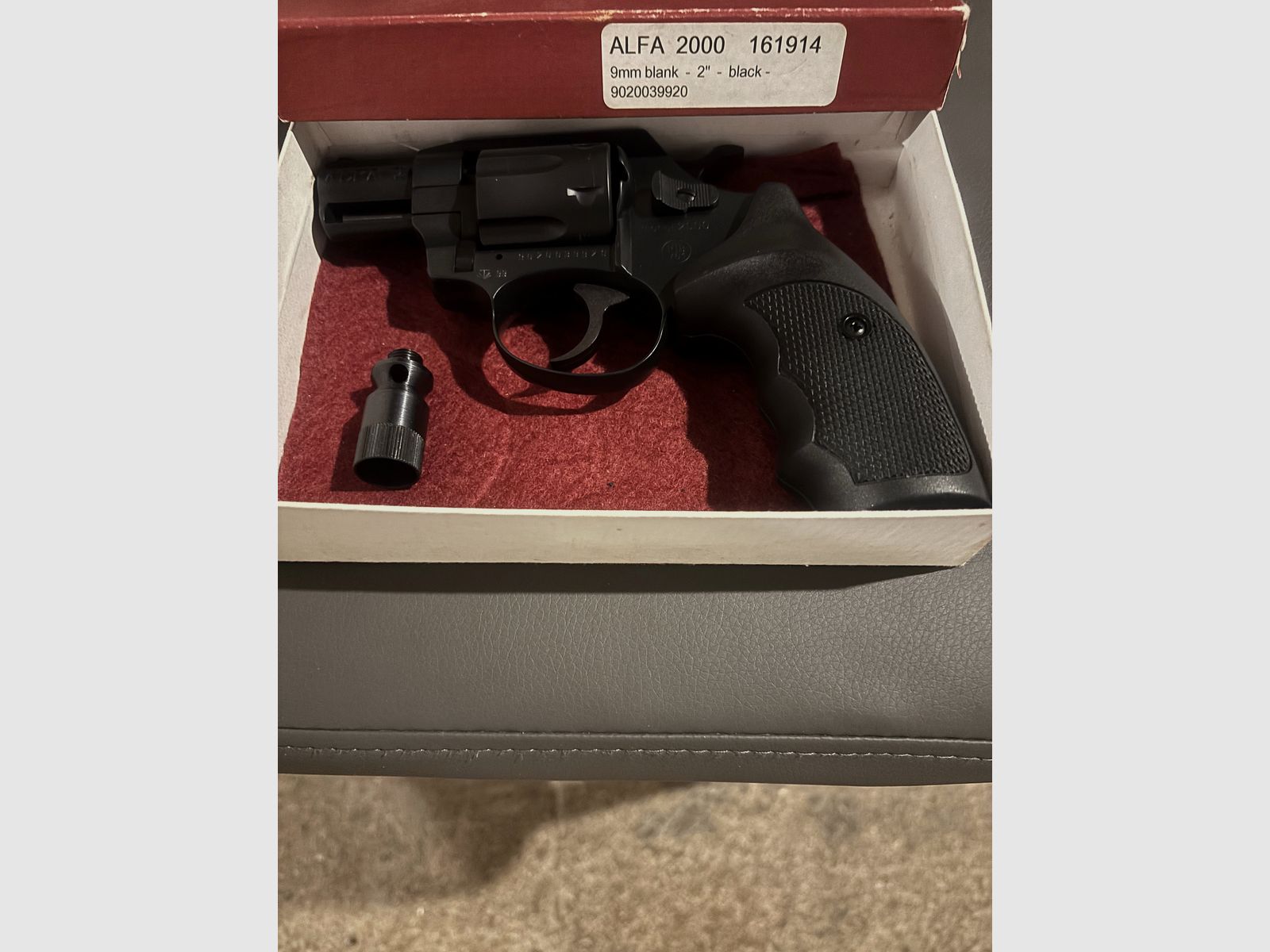 Alfa 2 Modello 2000, Calibro 9 mm R/.380 R Bang