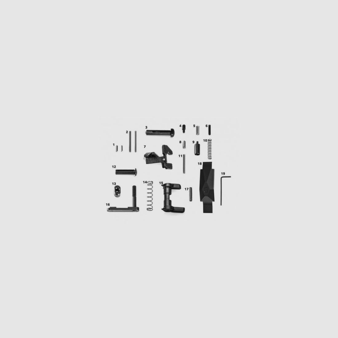 Geissele Ultra Duty Lower Parts Kit Black, Bild 1 von 2