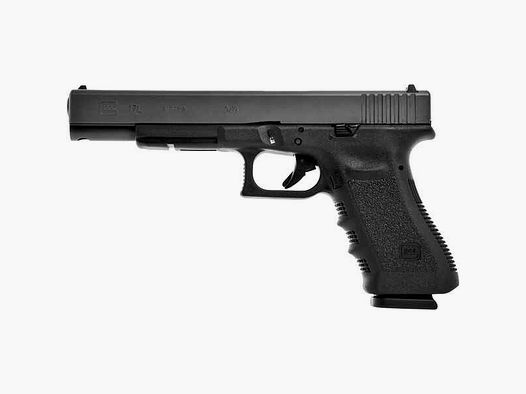 Pistole Glock 17L ADJ brüniert 17-Schuß Kaliber 9mm Para