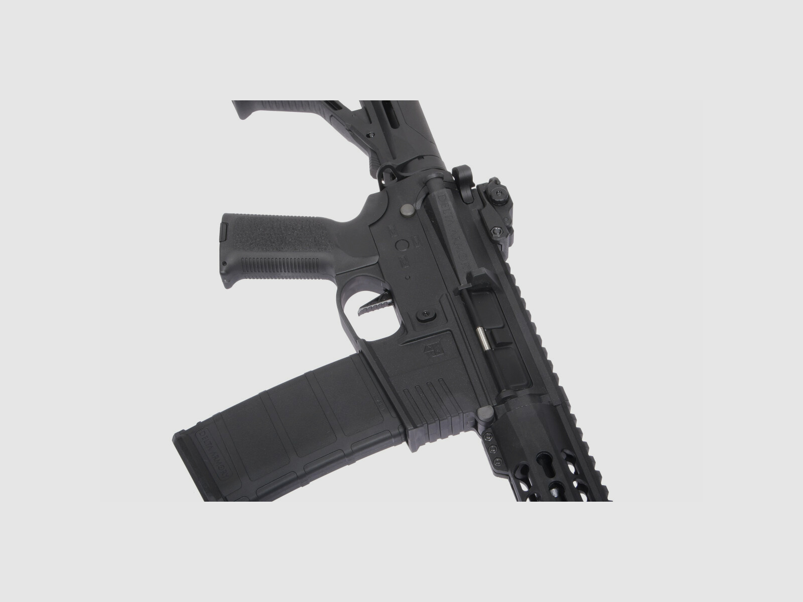 AR15 KeyMod 10 Zoll CHARLIE EAGLE ETU Schwarz S-AEG Softair Gewehr Frei ab 18 Jahren | Delta Armory