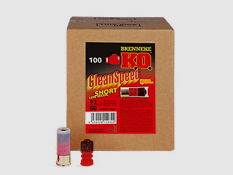 Brenneke K.O. Clean Speed Short 28.4 g shotgun slugs cal. 12/60 - 100 ...