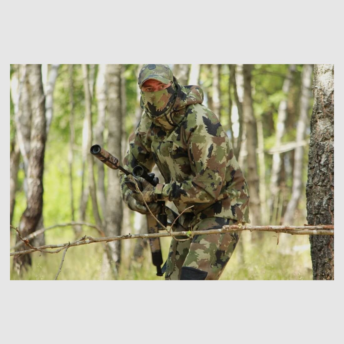 Kernige Camo Lodenjacke Hedlund Grenland Pro Silent Forest / TOP QUALITÄT UND PREISLEISTUNG