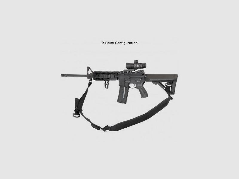 UTG® BOLLA® 2-TO-1 Point Conversion QD Sling, Nero #PVC-GB508B, immagine 3 di 5