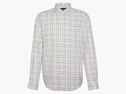 Barbour Caswell Tattersall Regular Fit Shirt Highland Olive/Dress Gord - XXL