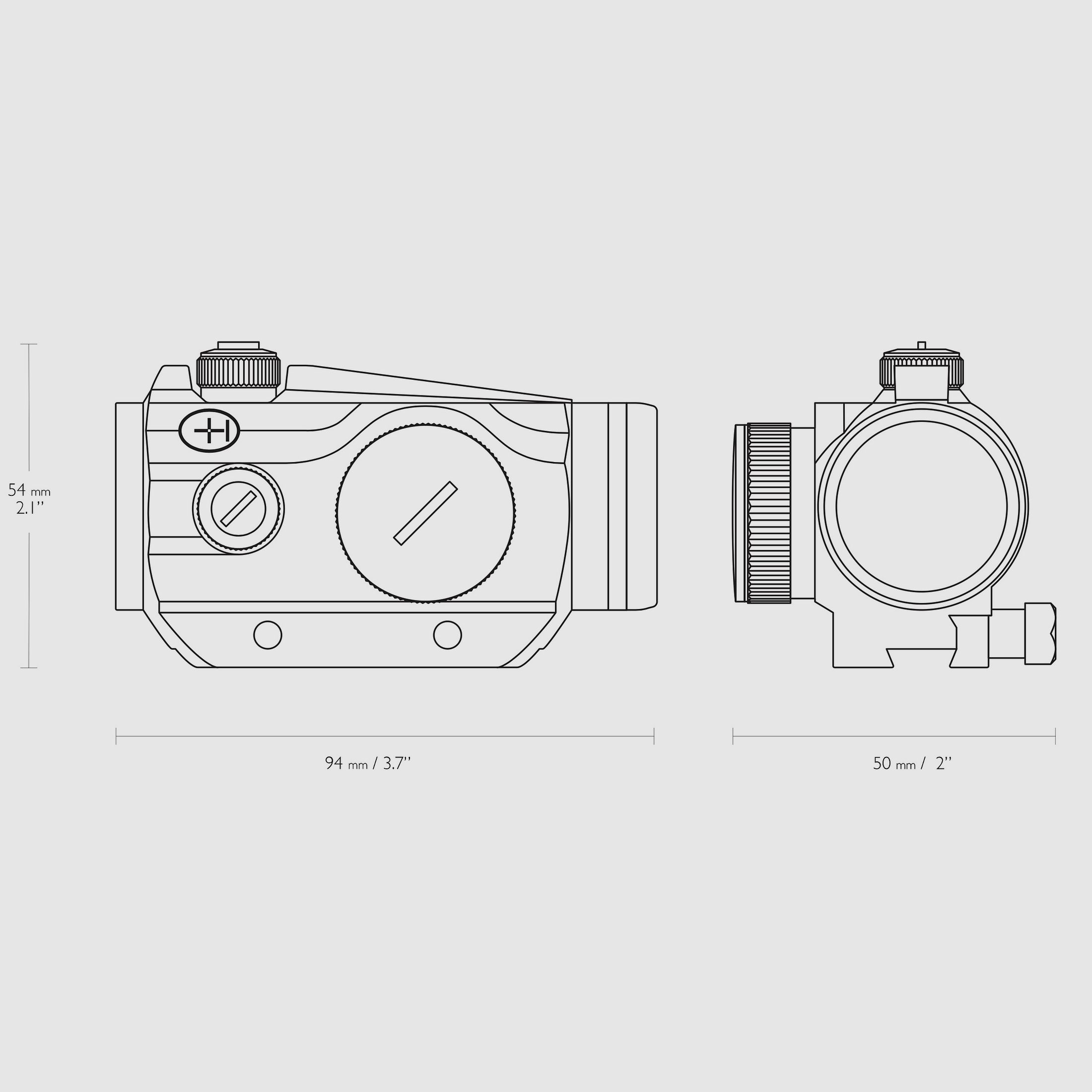 HAWKE Visor de punto rojo 12106 Vantage 1x25 9-11mm 3 MOA