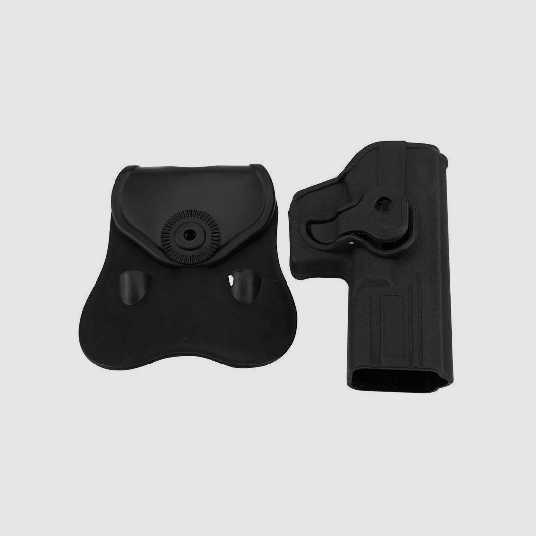 Rigid Quick Release Holster for Glock 17 Right-Handed Gray, image 1 of 2
