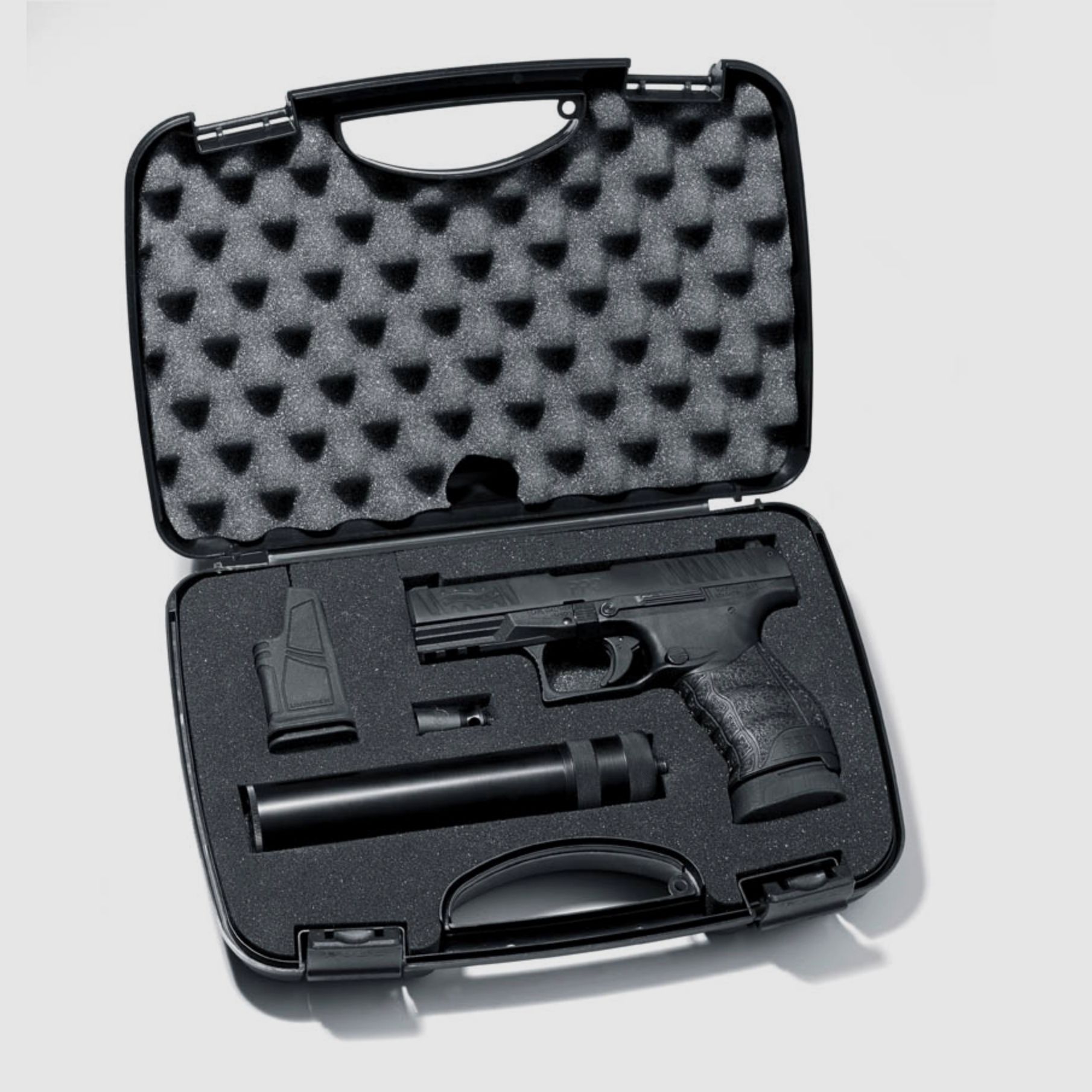 Umarex 310.02.05 Walther PPQ M2 Navy Kit 9 mm P.A.K mit Schalldämpfer Pyro