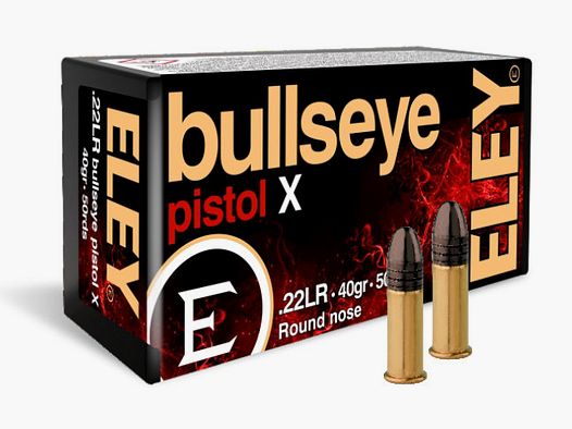 22lr ELEY BULLSEY PISTOLE X