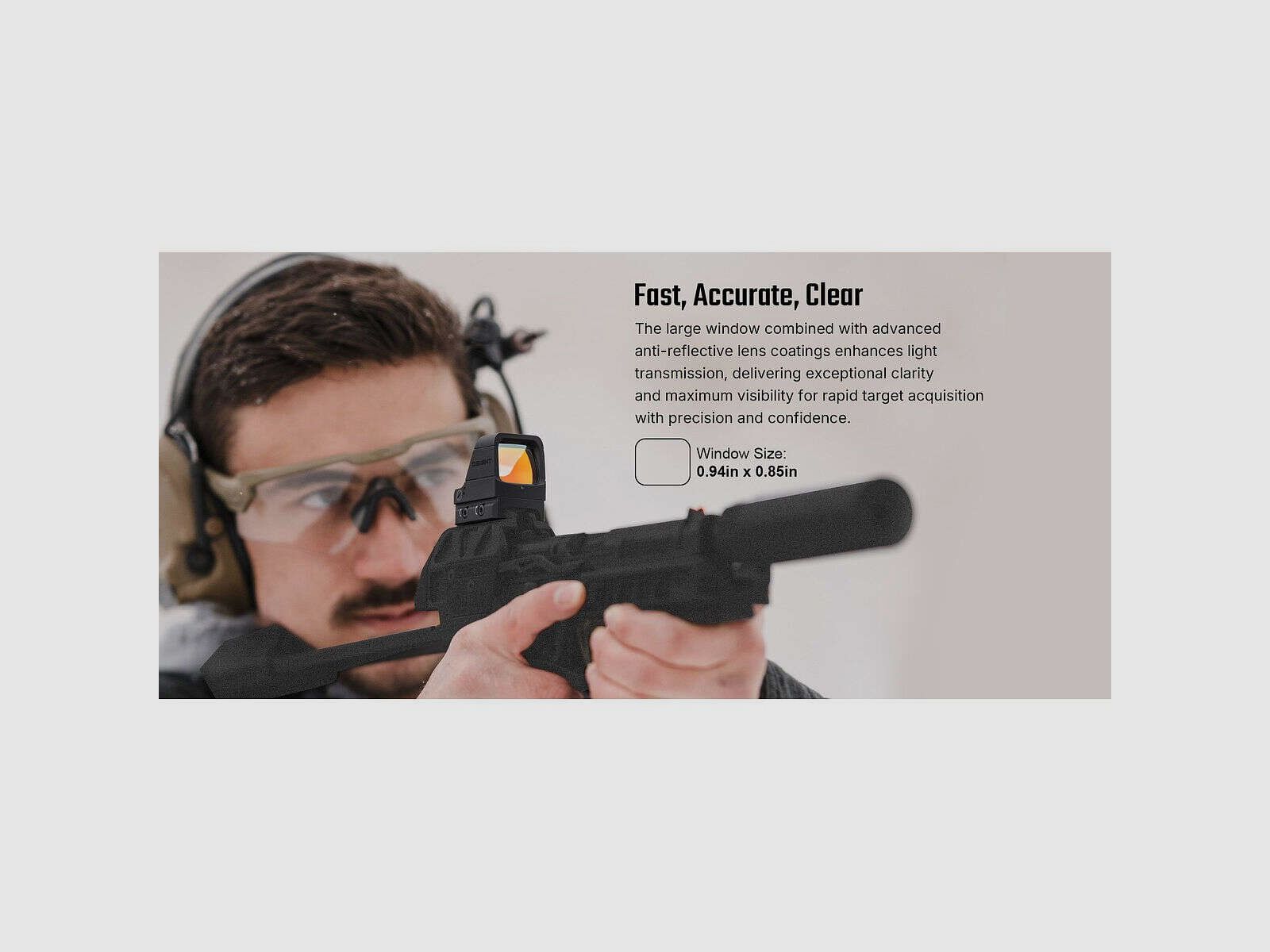 Osight® X 3 MOA red dot sight reflexvizier, afbeelding 3 van 15