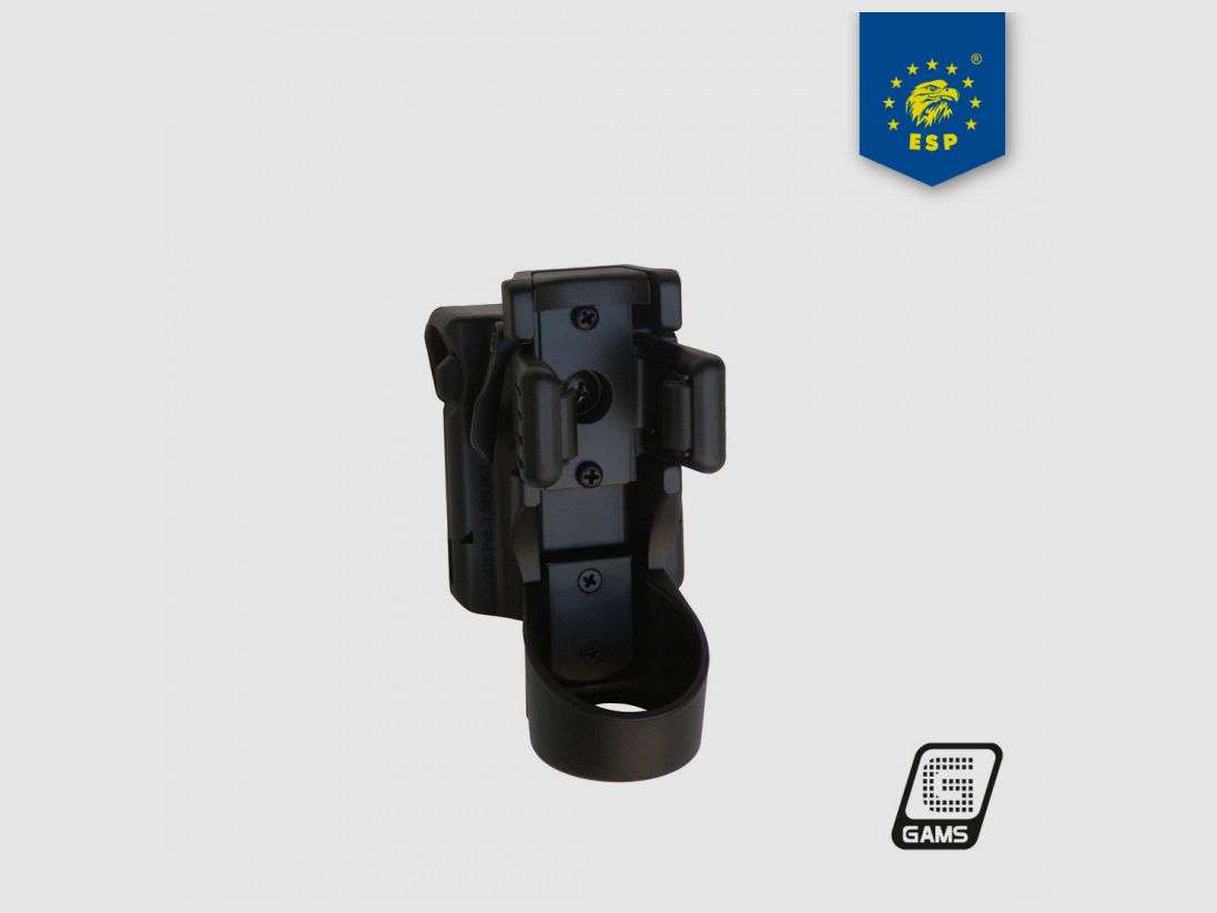 Holster tactique rotatif en polymère pour lampe de poche, image 2 sur 5