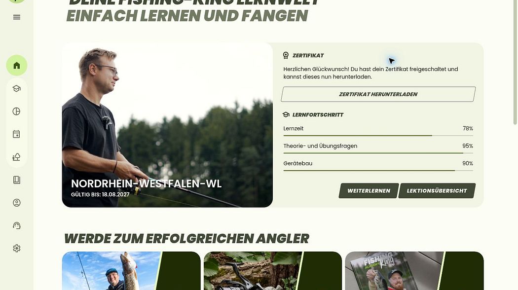 Fishing King im Test: Mein Weg über den Jagdschein zum Angelschein