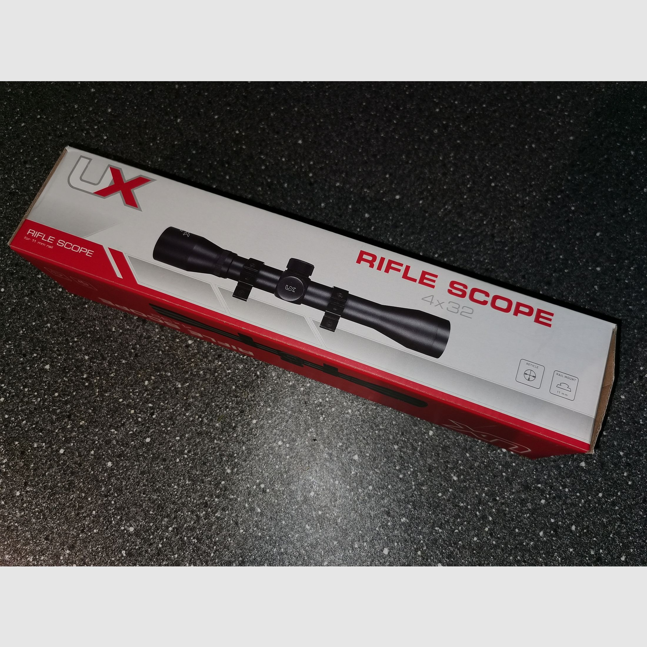 UX 4X32 Zielfernrohr 11mm Prisma für Luftgewehre 