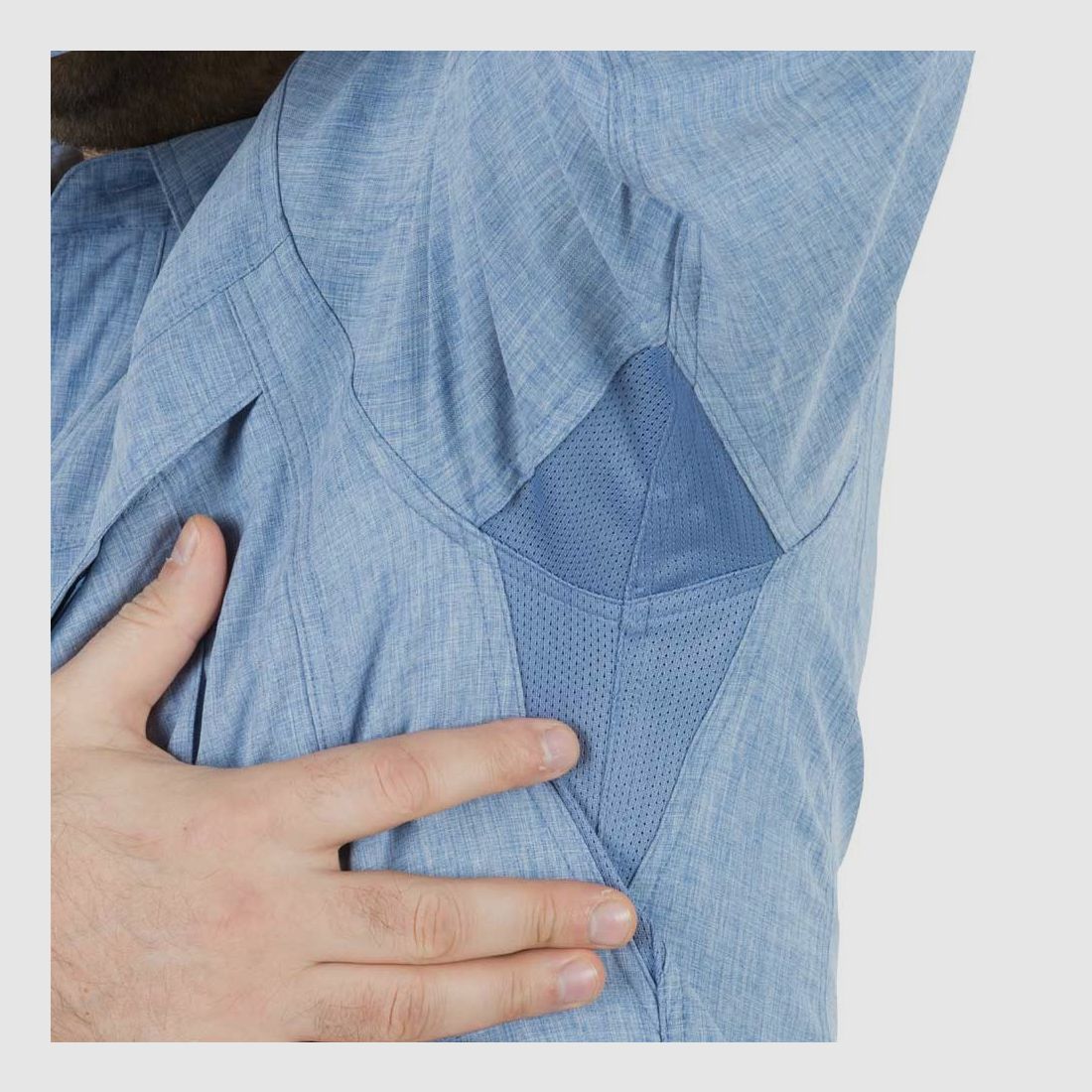 HELIKON-TEX DEFENDER Mk2 GENTLEMEN SHIRT® MELANGE LIGHT BLUE