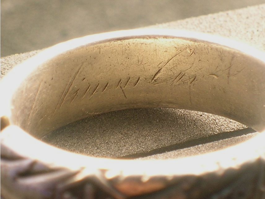 Anillo de plata SS Anillo de honor SS de la Segunda Guerra Mundial