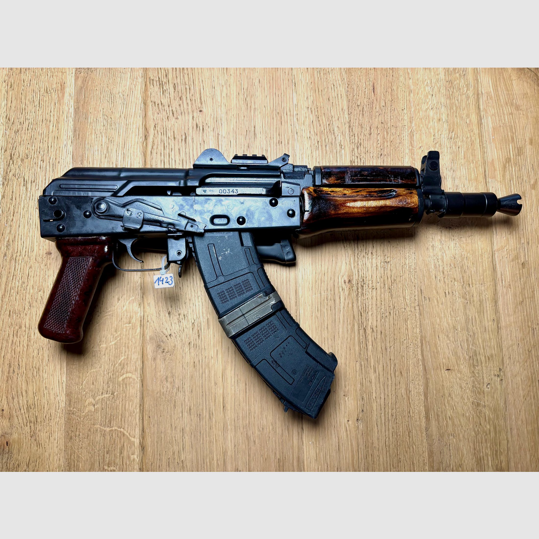 (1423) Pistola semiautomatica AKS - 74 U Cal. 7,62x39 - rara - non AK47 o AK74