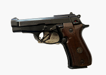 PISTOLET SEMIAUTOMATYCZNY MARKI BERETTA MOD.81BB CENA: 200€ UŻYWANY