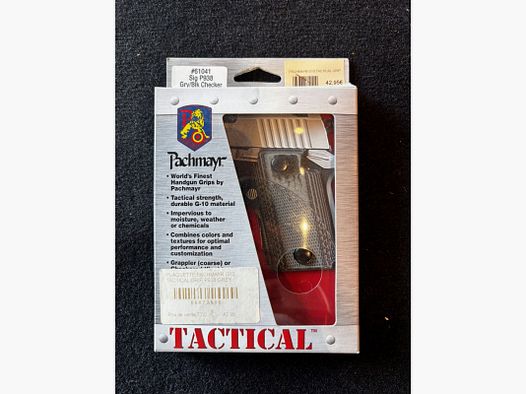 POIGNEE PACHMAYR G10 TACTICAL GRIP SIG SAUER P938 GREY GRAPPLER