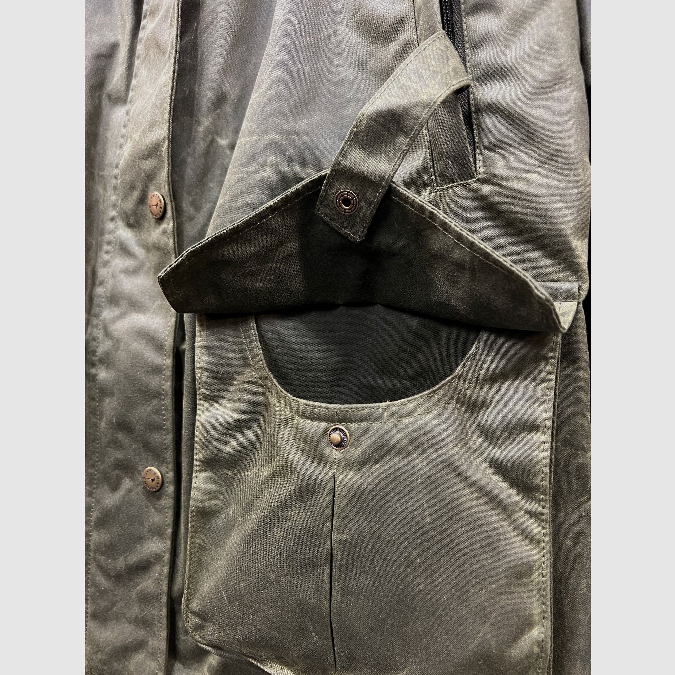 Enoch Mens Jagd-Wachsjacke, Bild 4 von 14