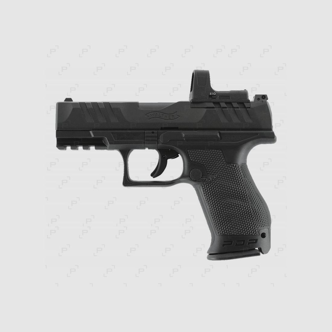CO2 Pistoolpakket WALTHER PDP COMPACT COMBO kaliber 4,50 MM met RDS8 richtkijker, afbeelding 1 van 3