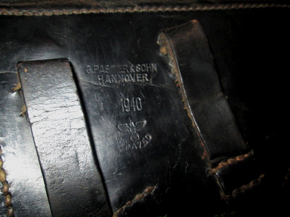 Holster P08 1940 mit Magazin aus Wk2