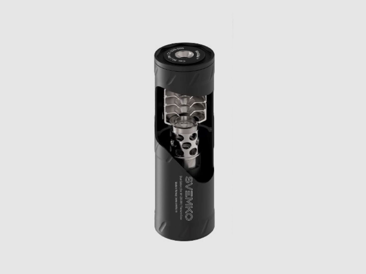 SVEMKO Schalldämpfer SHORT Quick Mount Kal. .30 ohne Adapter Mündungsgewinde