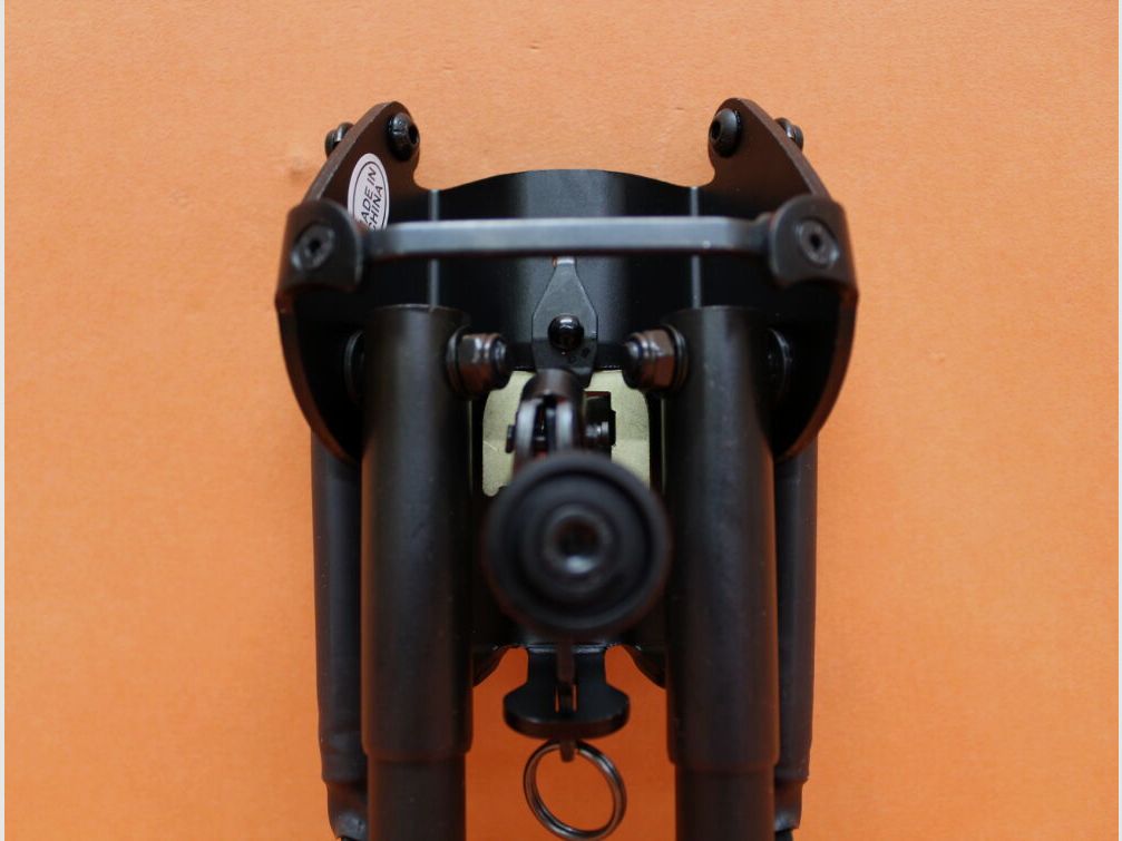 HAWKE HAWKE Zweibein Fixed Bipod (70001) Höhe 6-9"/ ca. 15-23 cm, Rastenverstellung, gummierte Füße