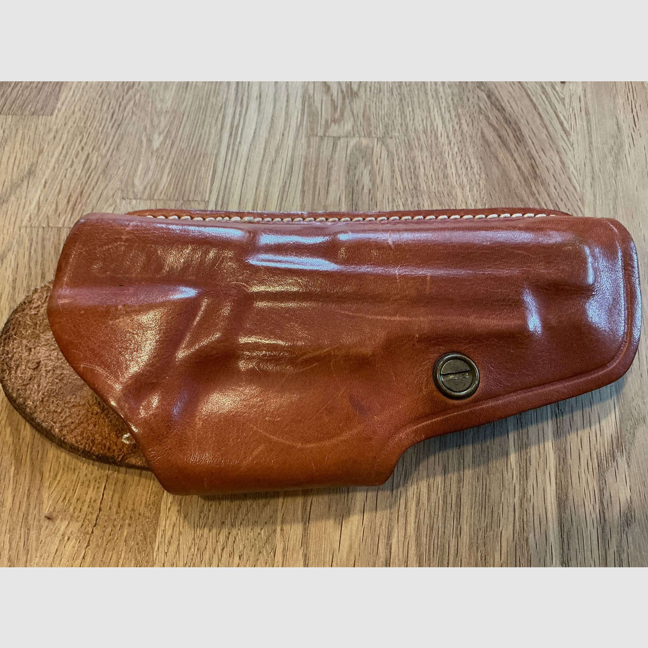 Pistol leather holster, brown, Classic Line SIG-P.226