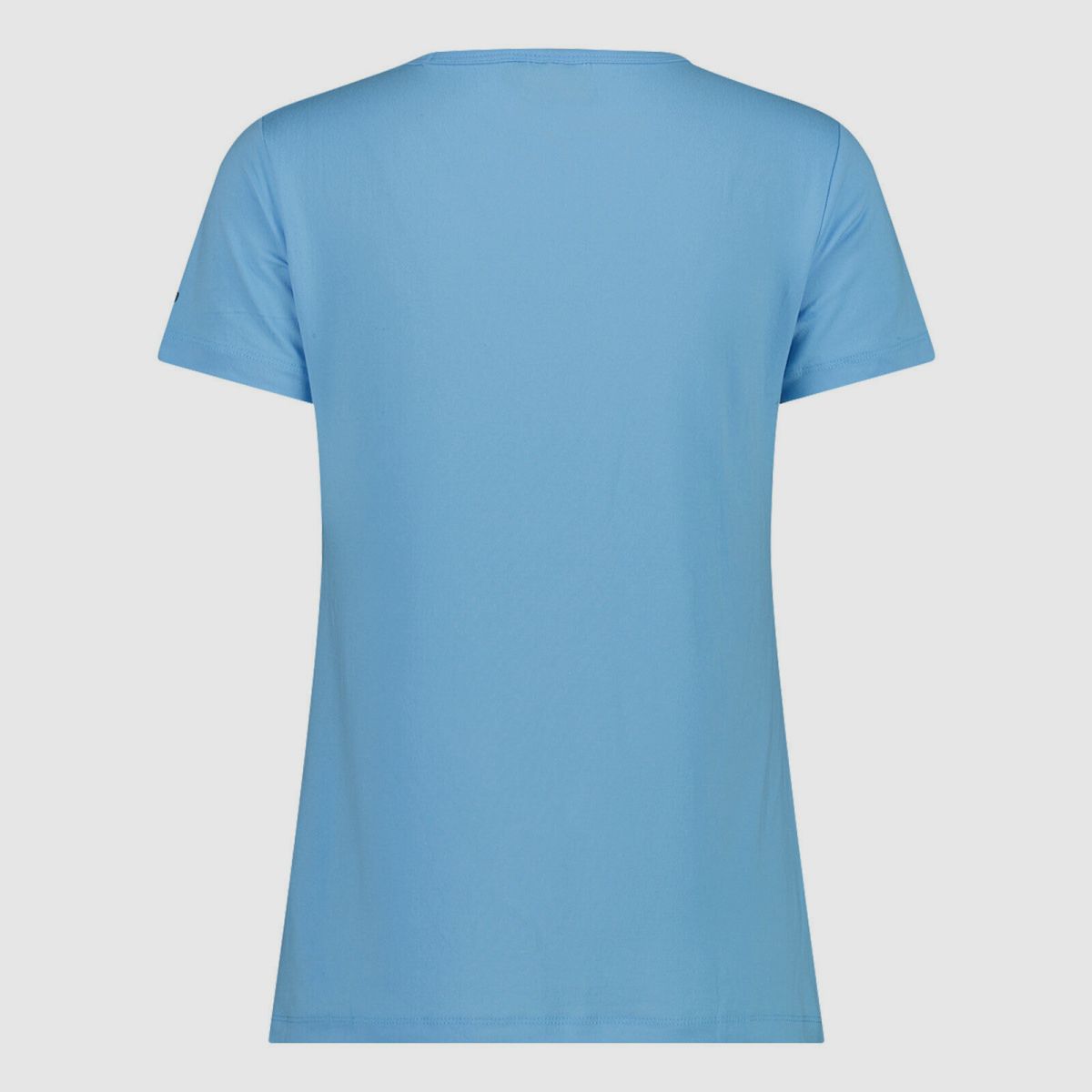 CMP Damen-T-Shirt aus Piqué mit Print vorne