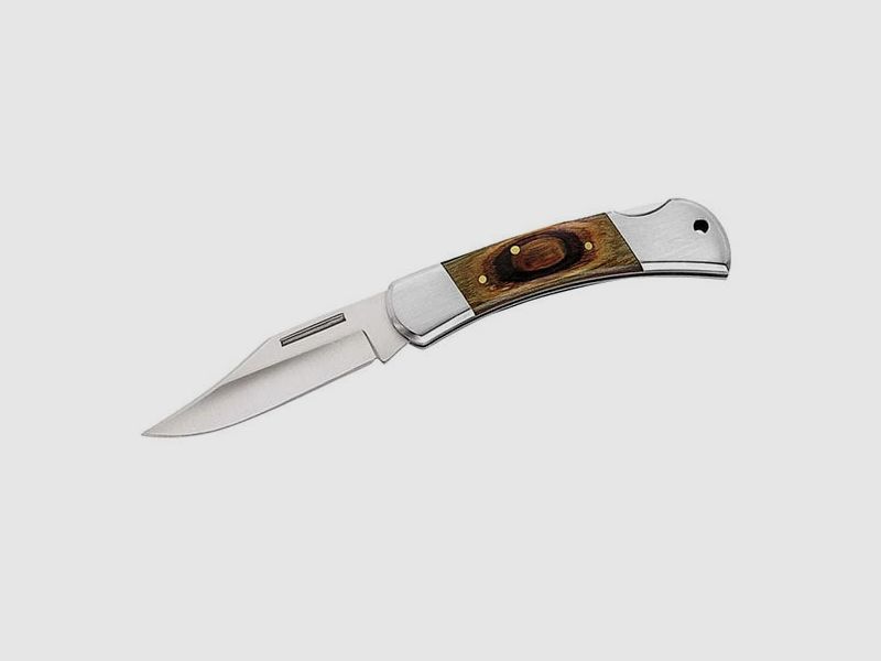 Herbertz Taschenmesser AISI 420 Pakkaholz, Heftlänge 9cm