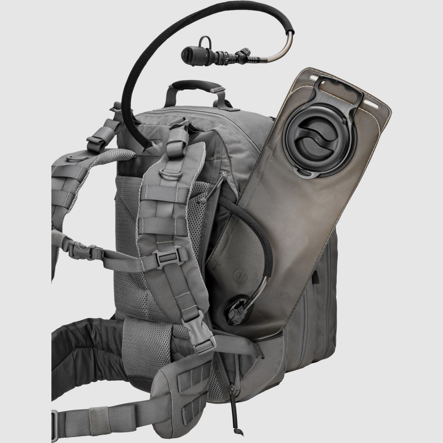 Defcon 5 Tactical Roger Everyday Rucksack Hydro 40 Liter grau, Bild 3 von 6