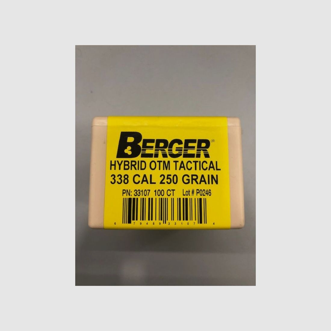 BERGER BALAS CAL. 338 GR 250 HYBRID, imagen 1 de 3