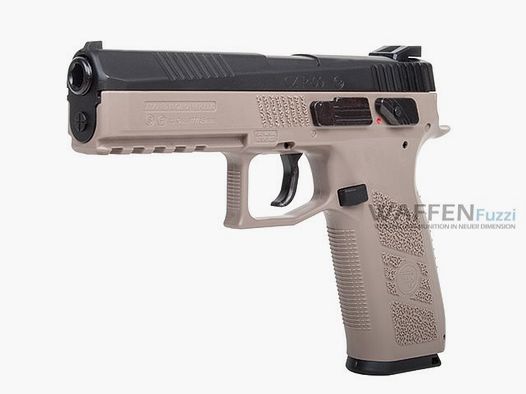 CZ P-09 Duty metalen slide CO2 wapen bicolor, 4,5mm diabolo blowback