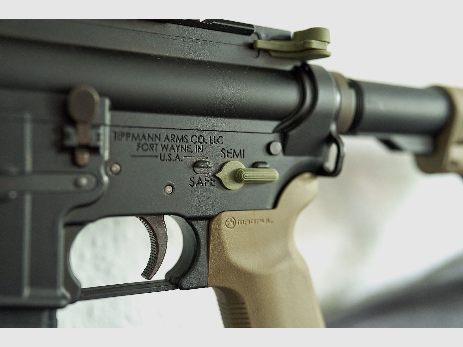 Tippmann Arms M4-22 LTE OD-Green .22 lr – ottime condizioni, circa 25 colpi, accessori Vortex/Hera/Magpul